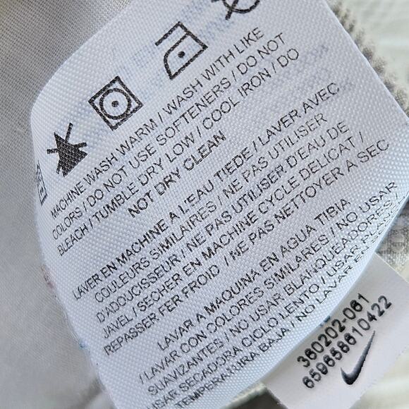 Nike Golf Dri-FIT Men's Performance Shorts Size 42 Beige White Plaid - Picture 11 of 14